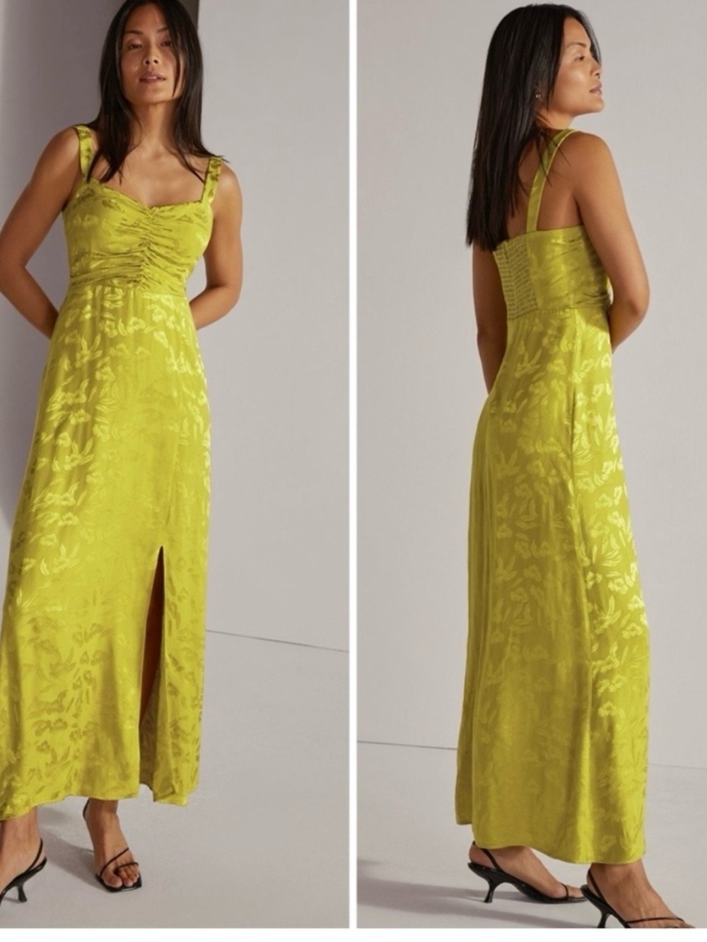 NWT Favorite Daughter The Strappy Vineyard Maxi Dress
Persephone Green Floral
